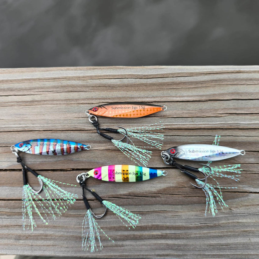 Submission Jigs - Micro Mercenary - Slow Pitch Jigs - 4 Packs