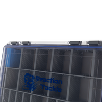 Reaction Tackle Ultra Elite Tackle Tray- Water Resistant with Single Clip Design - New