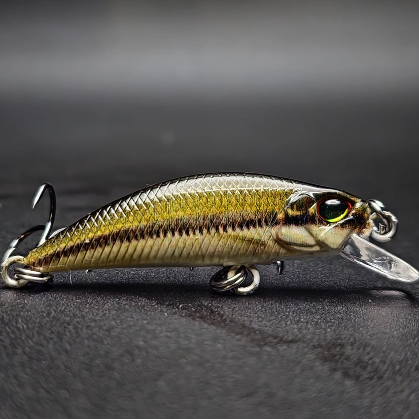 The MOON Shiner – 1.4" Sinking Jerkbait for Creek & River Fishing