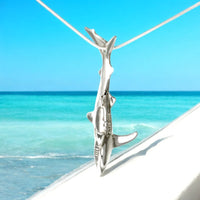Joe Romeiro´s Blue Shark Necklace – Sterling Silver