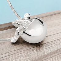 Baby Sea Turtle Hatchling Necklace – "Hope" - Sterling Silver