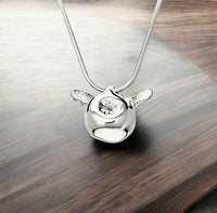 Baby Sea Turtle Hatchling Necklace – "Hope" - Sterling Silver