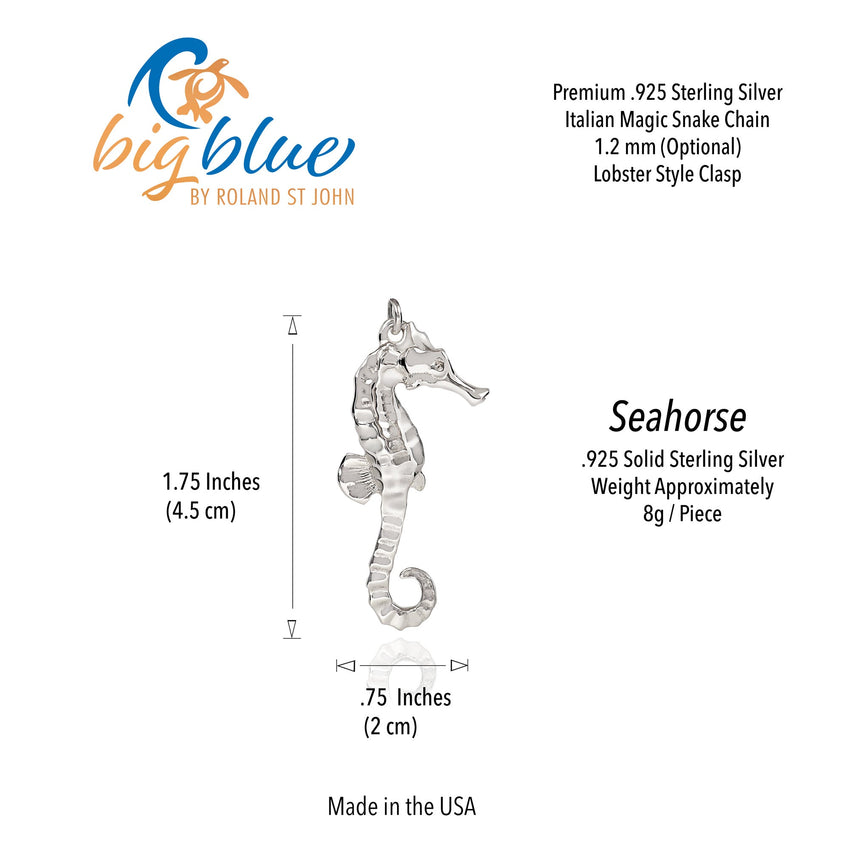 Seahorse Necklace - Sealife Collection - Sterling Silver