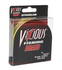 Vicious Standard Yellow Braid - 100 Lb Test