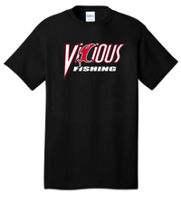 Vicious Fishing Logo Tee - Classic Black