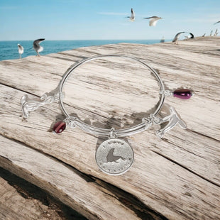 Sea Lion Adjustable Charm Bracelet – I Love Collection - Sterling Silver