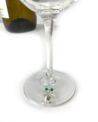 Sea Life Wine Glass Charms – Set of 6 Ocean-Themed Drink Markers