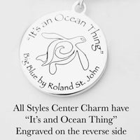 Scuba Diving Adjustable Charm Bracelet – I love Collection - Sterling silver Centerpiece