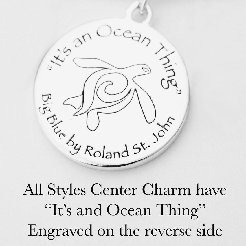 Scuba Diving Adjustable Charm Bracelet – I love Collection - Sterling silver Centerpiece