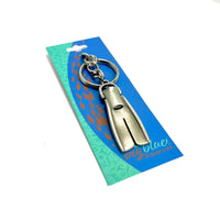 Dive Fin Keychain – Diver´s Collection – Pewter