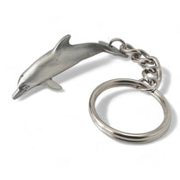 Dolphin Keychain – Sea Life Collection – Pewter