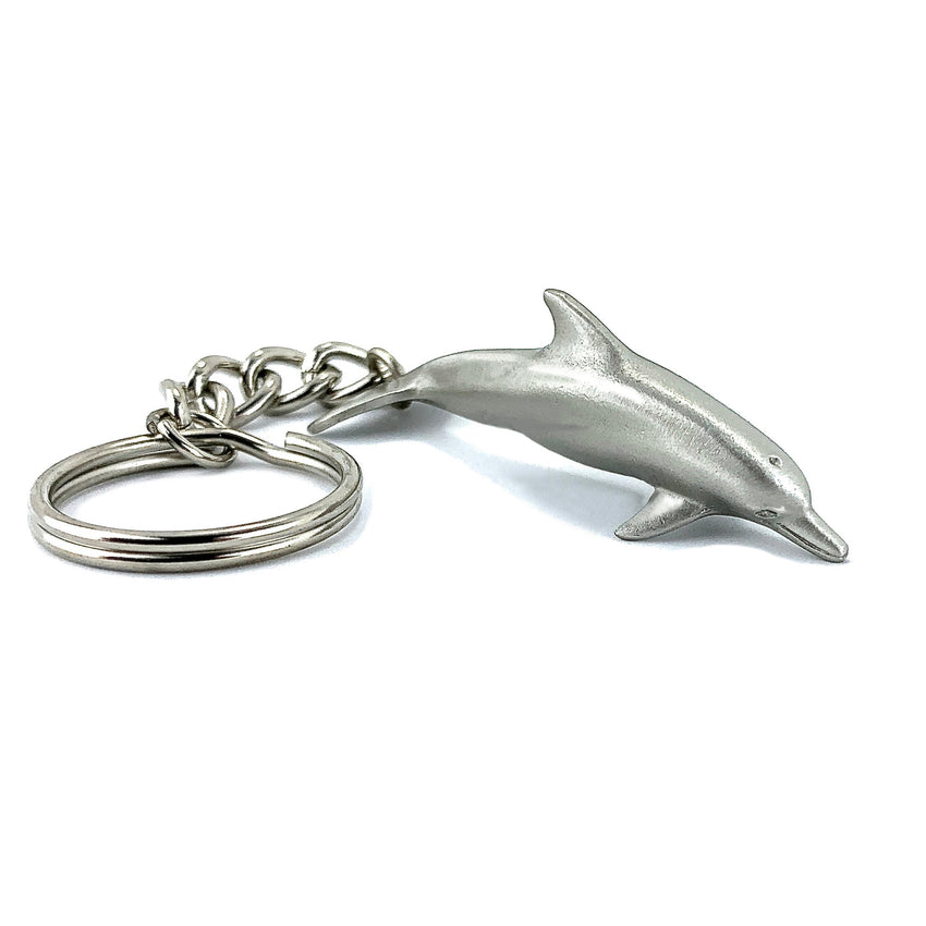Dolphin Keychain – Sea Life Collection – Pewter