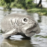 Manatee Keychain – Sea Life Collection - Pewter