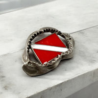 Shark Jaw Pin – Diver´s Collection - Pewter