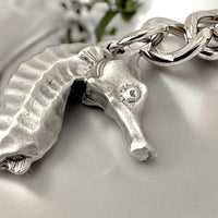 Seahorse Keychain – Sea Life Collection – Pewter