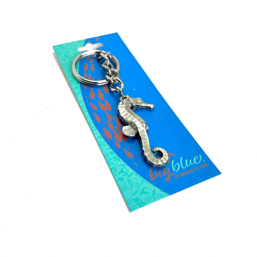 Seahorse Keychain – Sea Life Collection – Pewter