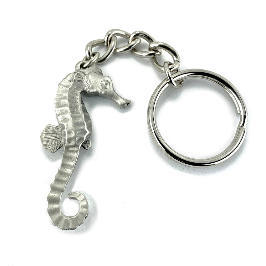 Seahorse Keychain – Sea Life Collection – Pewter