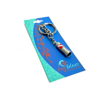 Scuba Tank Keychain with Dive Flag – Diver’s Collection – Pewter