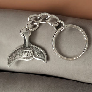 Whale Fluke Keychain – Sealife Collection - Pewter