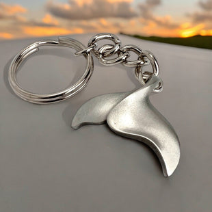 Whale Fluke Keychain – Sealife Collection - Pewter
