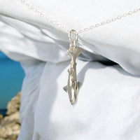 Reef Shark Necklace - Mini Sterling Collection - Sterling Silver