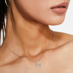 "Flipper" Dolphin Necklace – Mini Sterling Collection - Silver