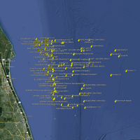 Melbourne Fishing Spots - Offshore Numbers