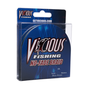 Vicious No-Fade Green Braid - 60 Lb Test