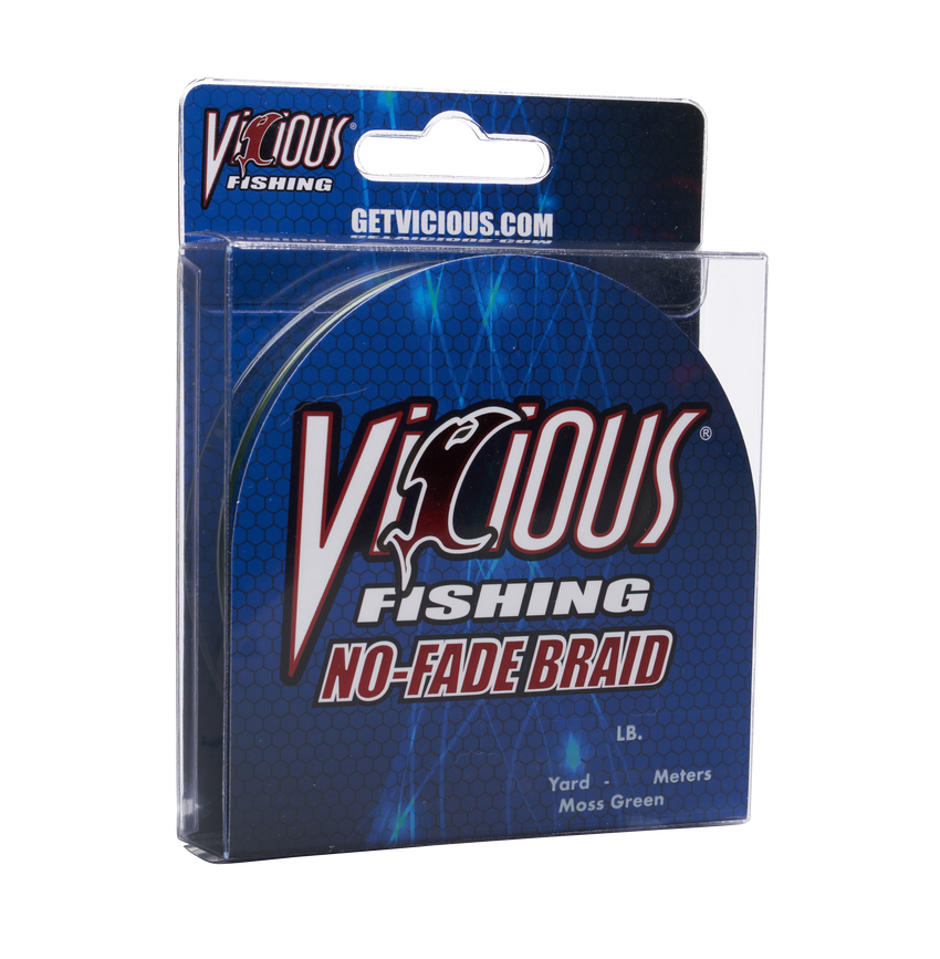 Vicious No-Fade Green Braid - 60 Lb Test