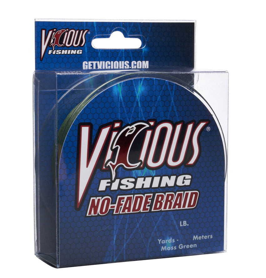 Vicious No-Fade Green Braid - 100 Lb Test