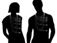 Line Arrow Necklace – Cave Diving Collection - Sterling Silver on Snake Chain