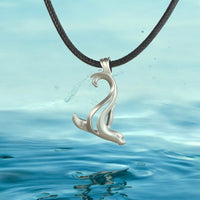 Sea Lion Cord Necklace – "Salty" - Pewter Pendant