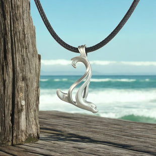 Sea Lion Cord Necklace – "Salty" - Pewter Pendant