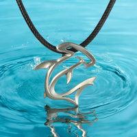Hammerhead Shark Necklace – “The Hammer” - Pewter Pendant on Cord