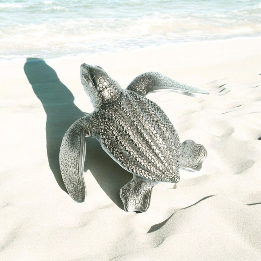 Leatherback Turtle Hatchling Pin - Sea Life Collection - Lead-Free Pewter