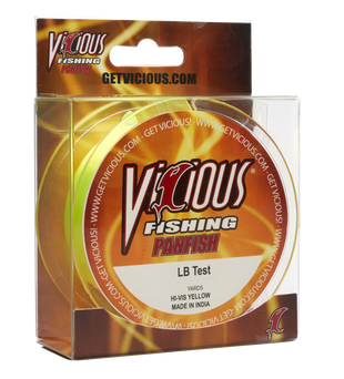 Vicious Panfish Hi-Vis Yellow Mono - 8 Lb Test