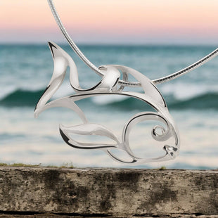 Angelfish Necklace – Seaplicity Collection - Sterling Silver