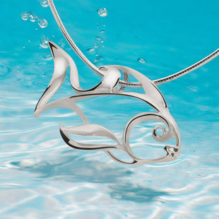 Angelfish Necklace – Seaplicity Collection - Sterling Silver