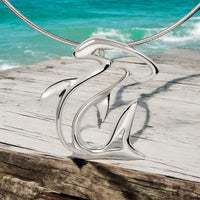 Hammerhead Shark Pendant Necklace – Seaplicity Collection – Sterling Silver