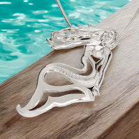 Lorelei Mermaid Necklace – Sterling Silver