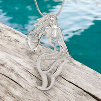 Lorelei Mermaid Necklace – Sterling Silver
