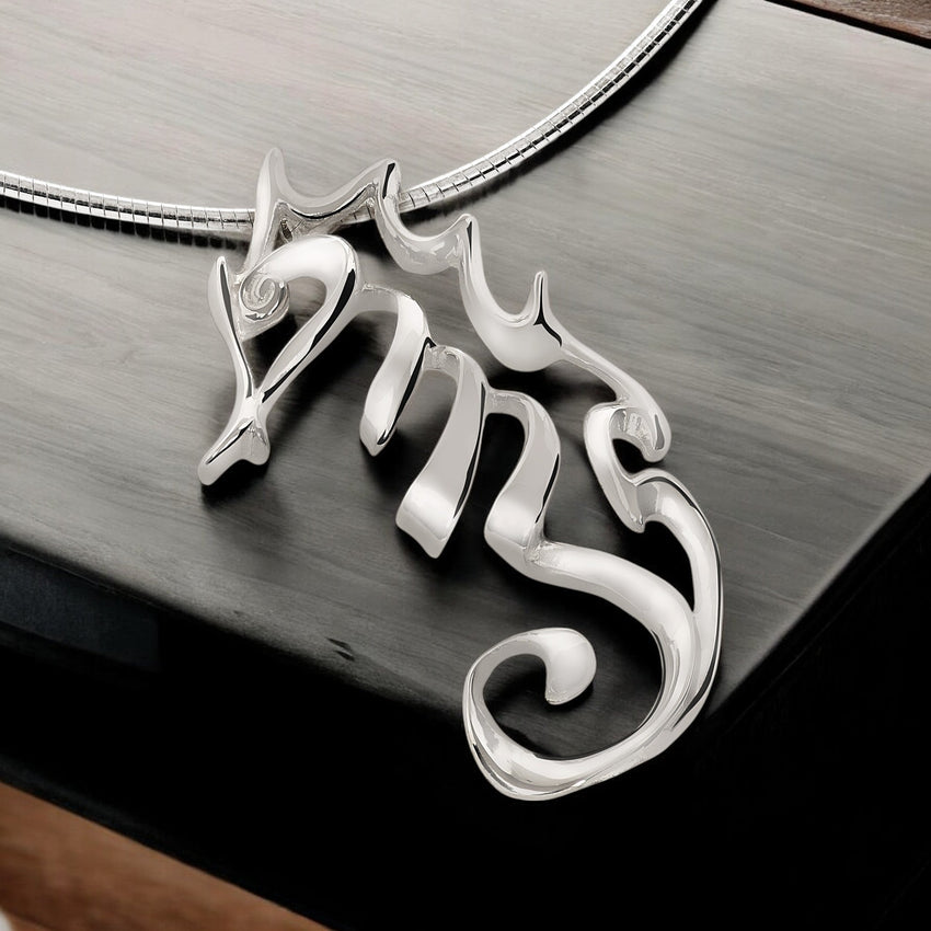 Seahorse Necklace – Seaplicity Collection – Sterling Silver