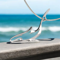 Grey Reef Shark Pendant – Seaplicity Collection – Sterling Silver