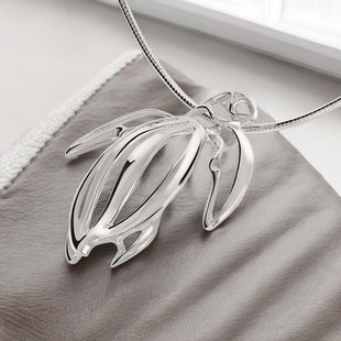 Sea Turtle Pendant – Seaplicity Collection – Sterling Silver