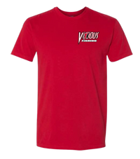 Vicious Classic "Get Vicious" Logo Tee - Premium Red