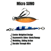 Submission Jigs - Micro Sumo - Slow Pitch Jigs - 4 Packs