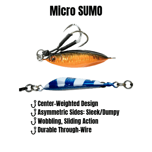 Submission Jigs - Micro Sumo - Slow Pitch Jigs - 4 Packs