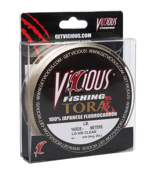 Vicious Tora 100% Japanese Fluorocarbon - 17 Lb Test