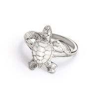 Sea Turtle Hatchling Ring - Sea Life Collection - Sterling Silver Success