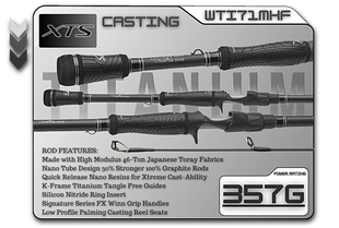 WTI71MHF  7'1" Medium Heavy Fast **TITANIUM SERIES**